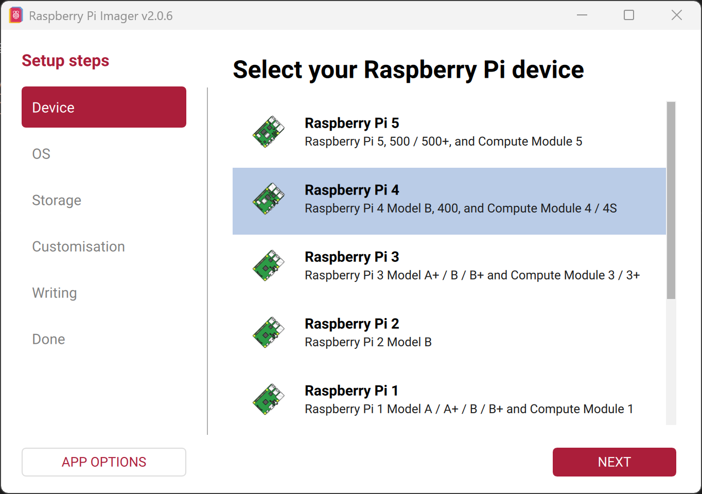 Raspberry Pi Imager 1