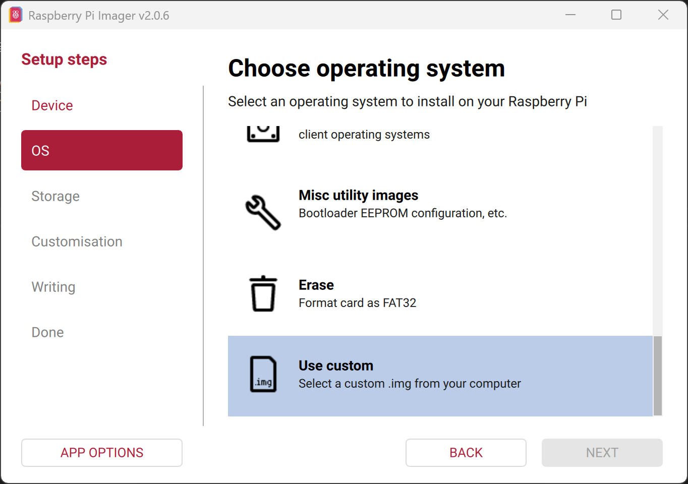 Raspberry Pi Imager 2