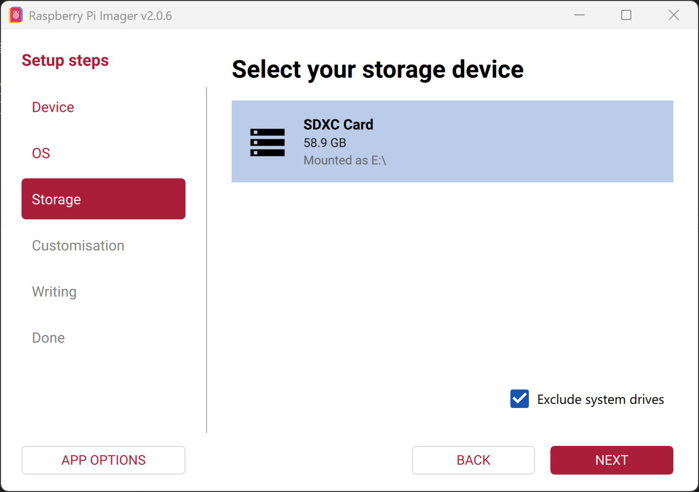 Raspberry Pi Imager 4