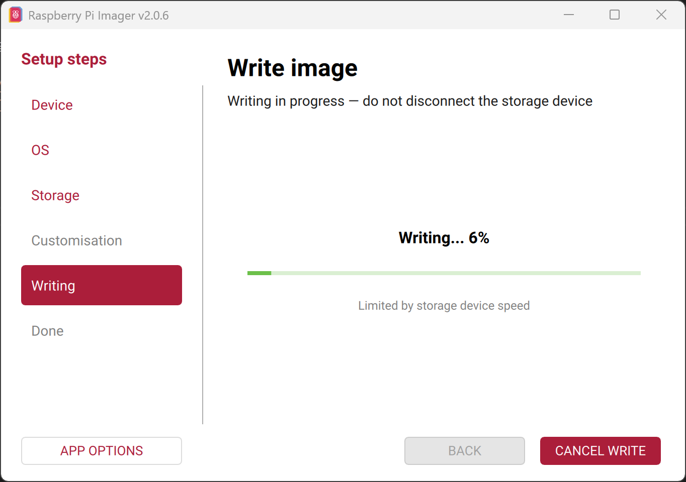 Raspberry Pi Imager 7