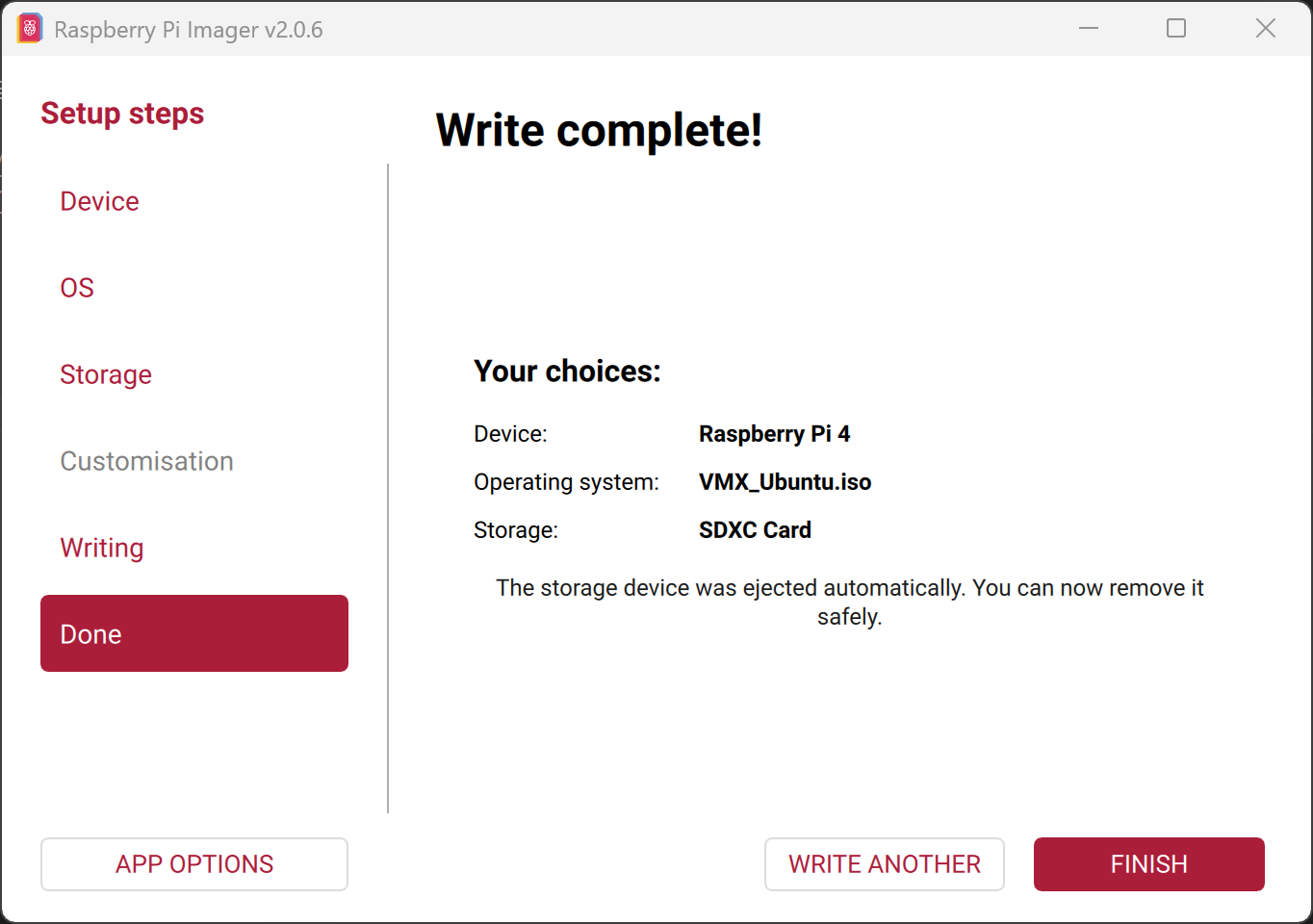 Raspberry Pi Imager 9